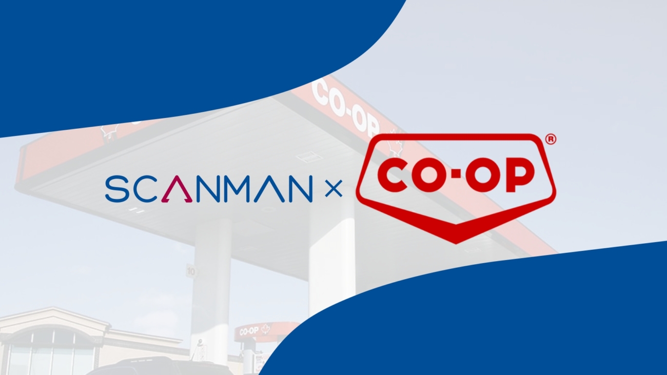 Logo of Scanman next to the logo of Federated Co-operatives Limited